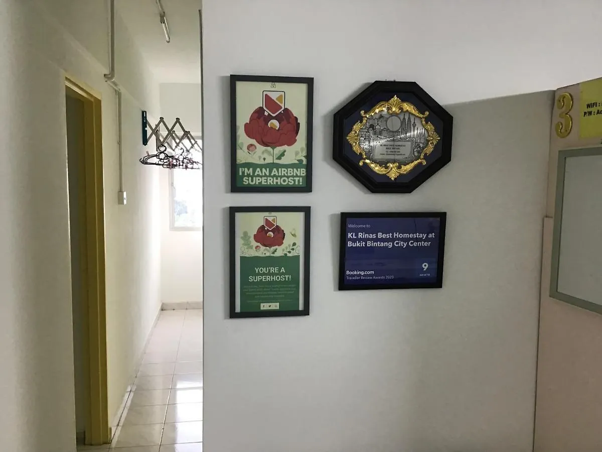 Kl Rinas Best Homestay At Bukit Bintang City Center Kuala Lumpur 0*,